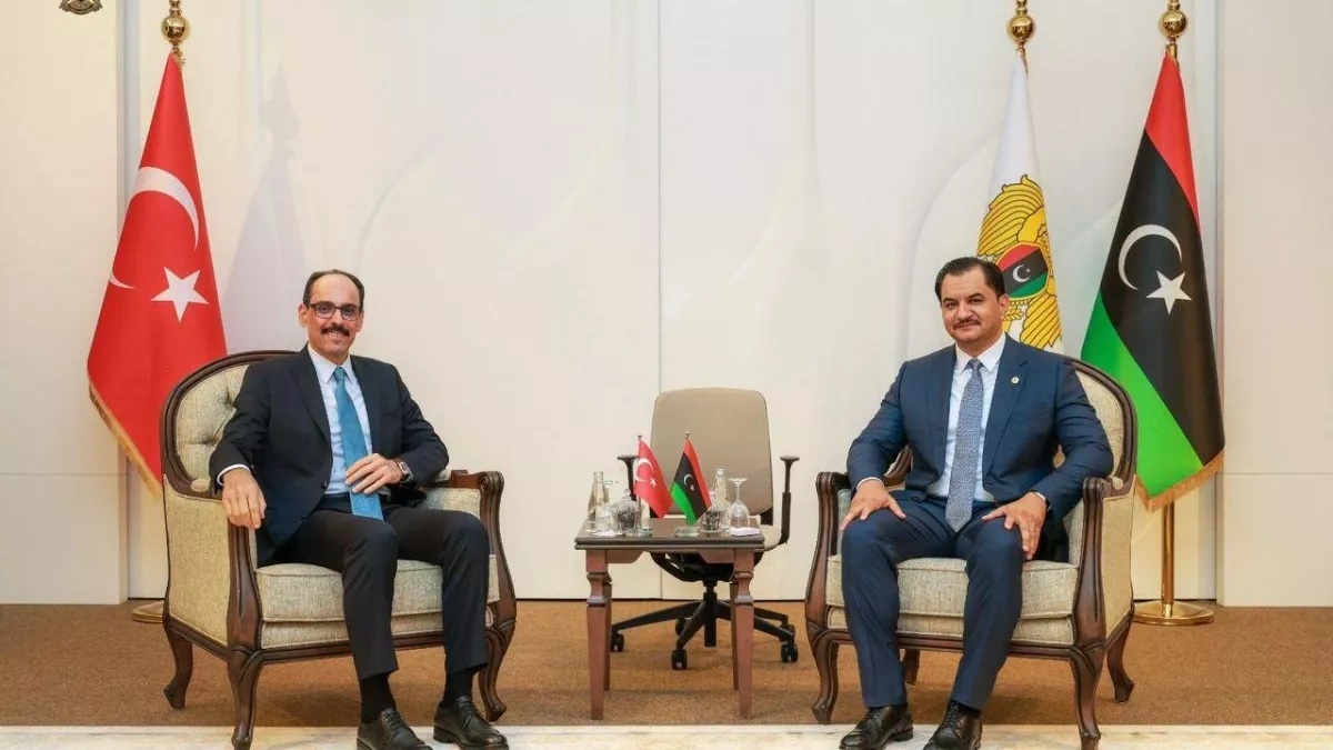 Turkish intel chief meets Libya’s top military official for talks on security PHOTO
