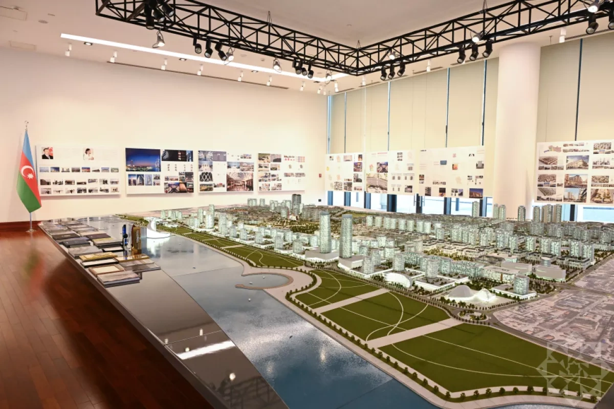 Latvian president tours White City development in Baku PHOTO