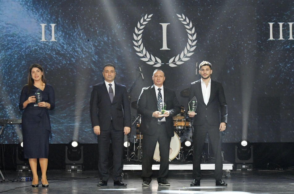 VP of Heydar Aliyev Foundation Leyla Aliyeva and Head of Baku Media Center Arzu Aliyeva attend Gala Ceremony regarding year's sports results