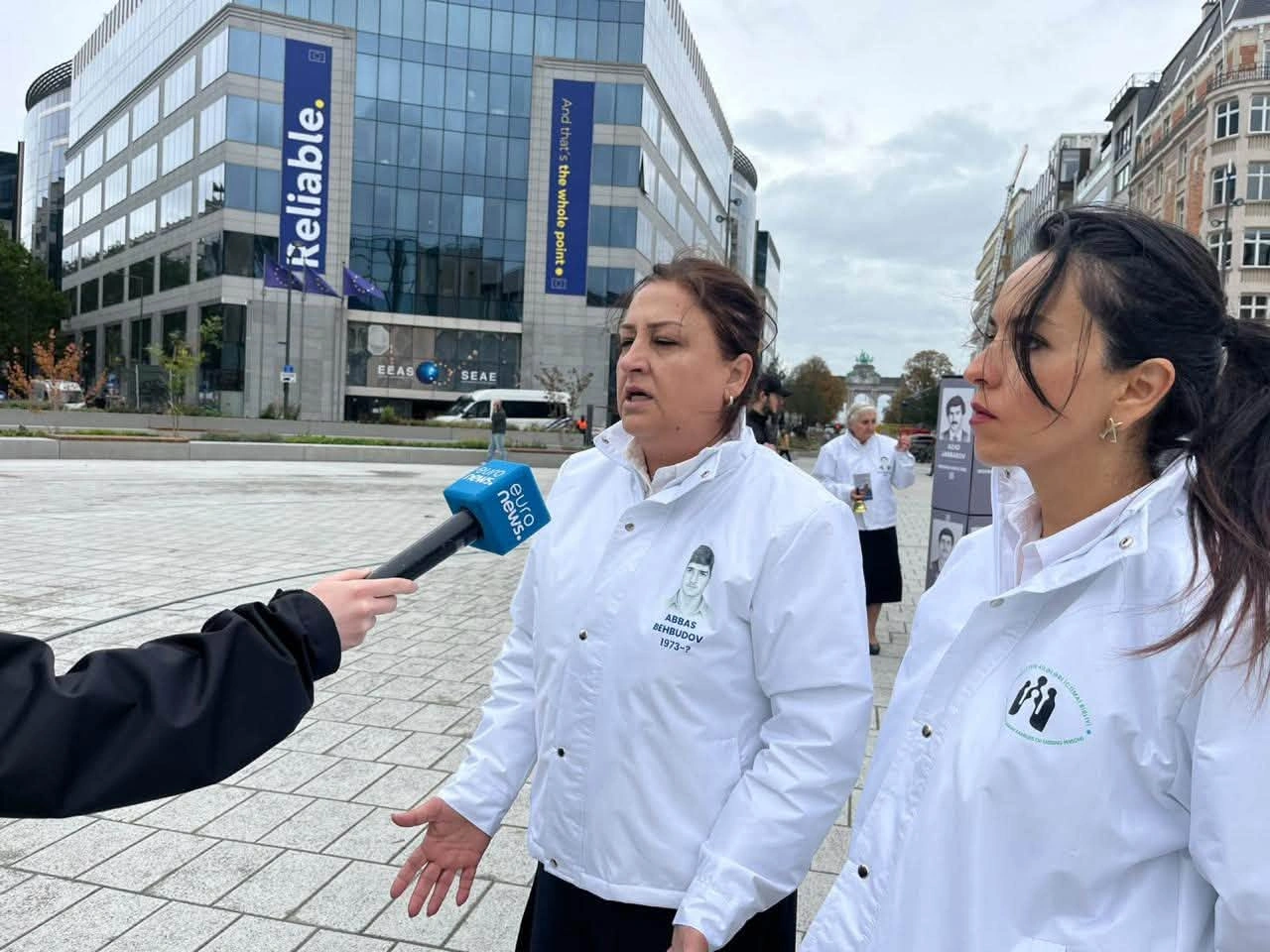 Families of missing Azerbaijanis hold rally in Brussels (PHOTO)