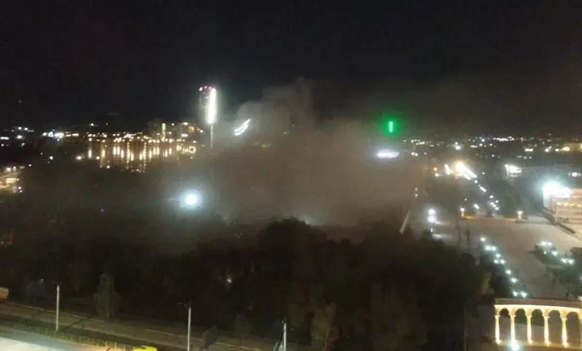 Roof of students’ palace collapses in Almaty PHOTO