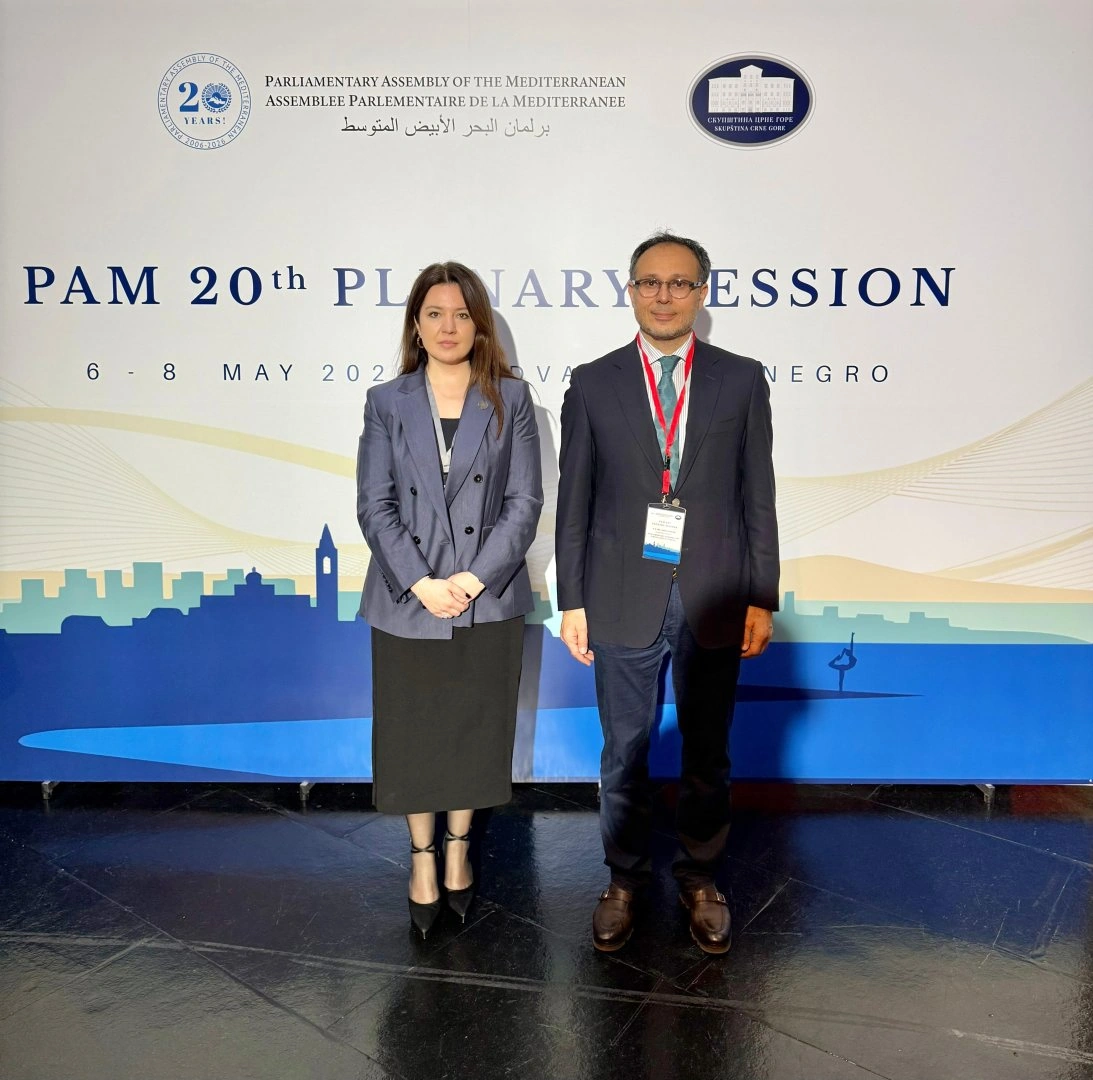 TURKPA Secretary General participates in Parliamentary Assembly of Mediterranean session (PHOTO)