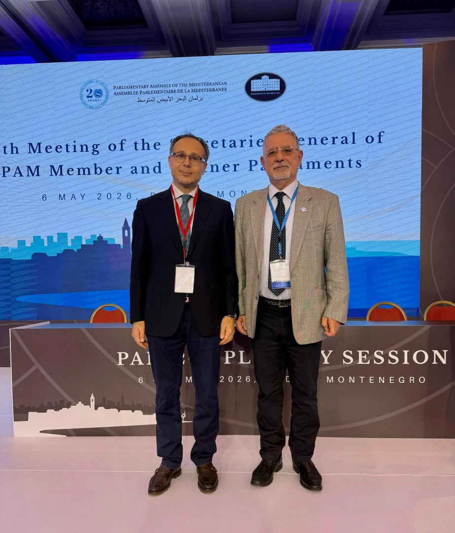 TURKPA Secretary General participates in Parliamentary Assembly of Mediterranean session (PHOTO)