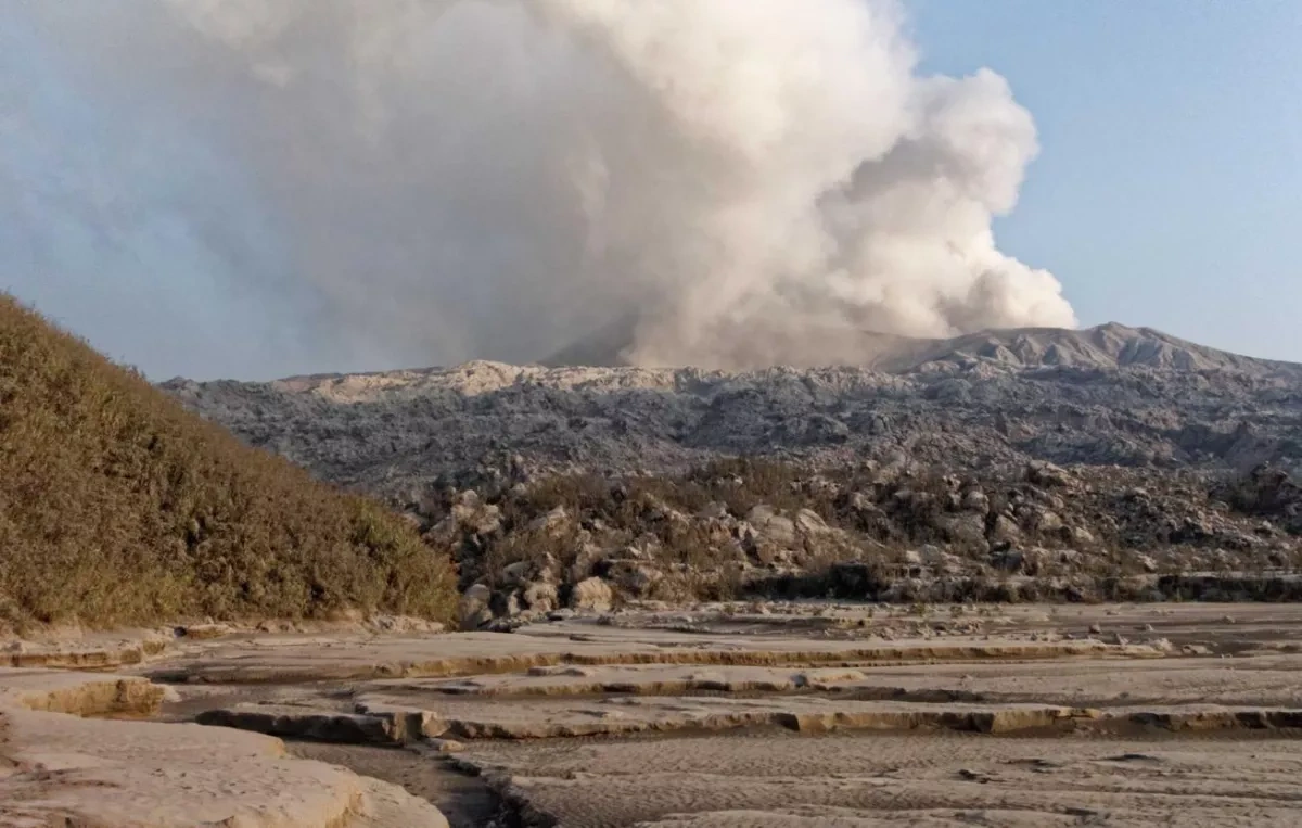 Mount Dukono erupts in Indonesia, ash plume rises 900 metres