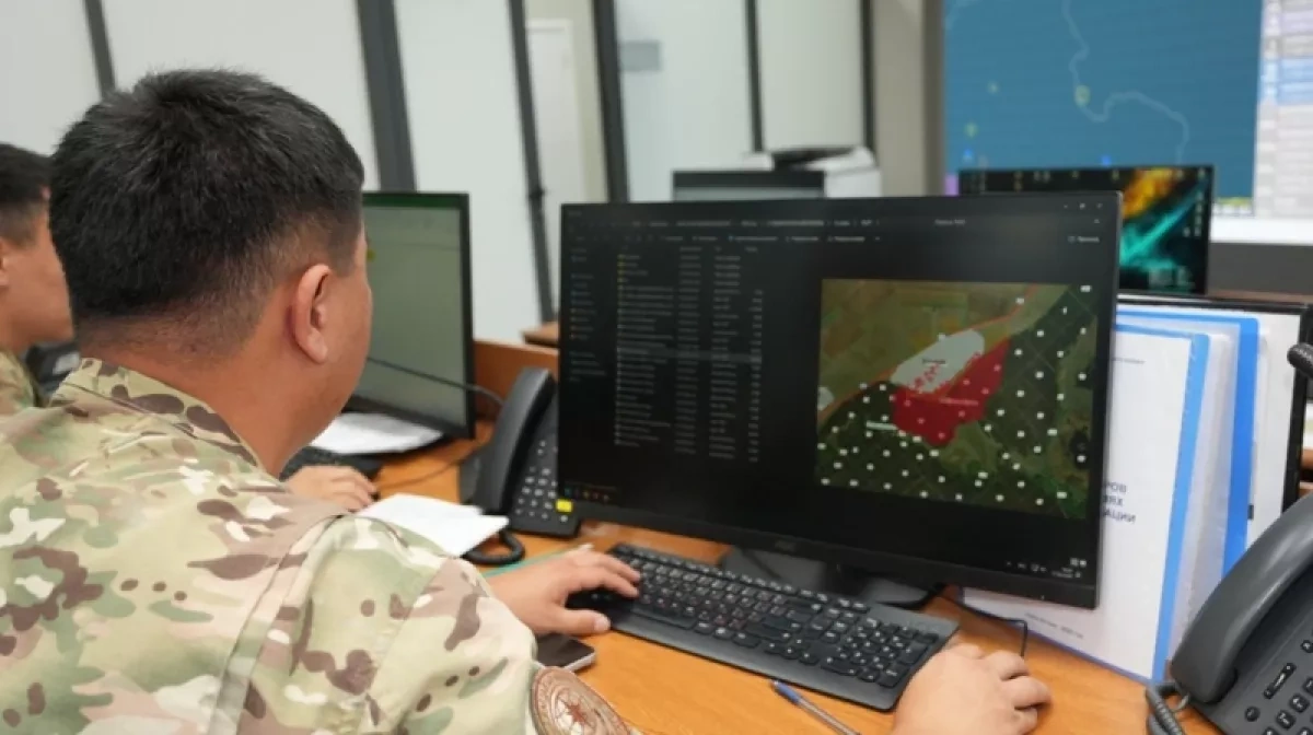 Kazakhstan battles wildfires as drones join firefighting efforts PHOTO