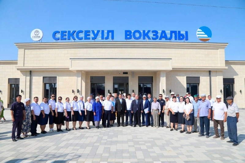 Kazakhstan completes reconstruction of Sekeul railway station