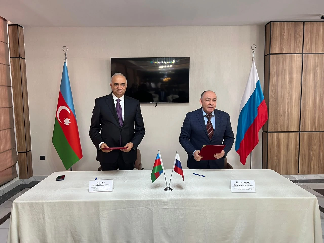 Azerbaijan and Russia discuss Samur River's distribution (PHOTO)