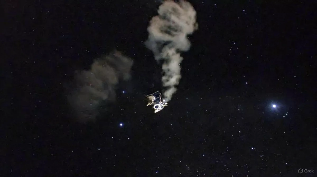 SpaceX Starlink satellite goes out of control after anomaly