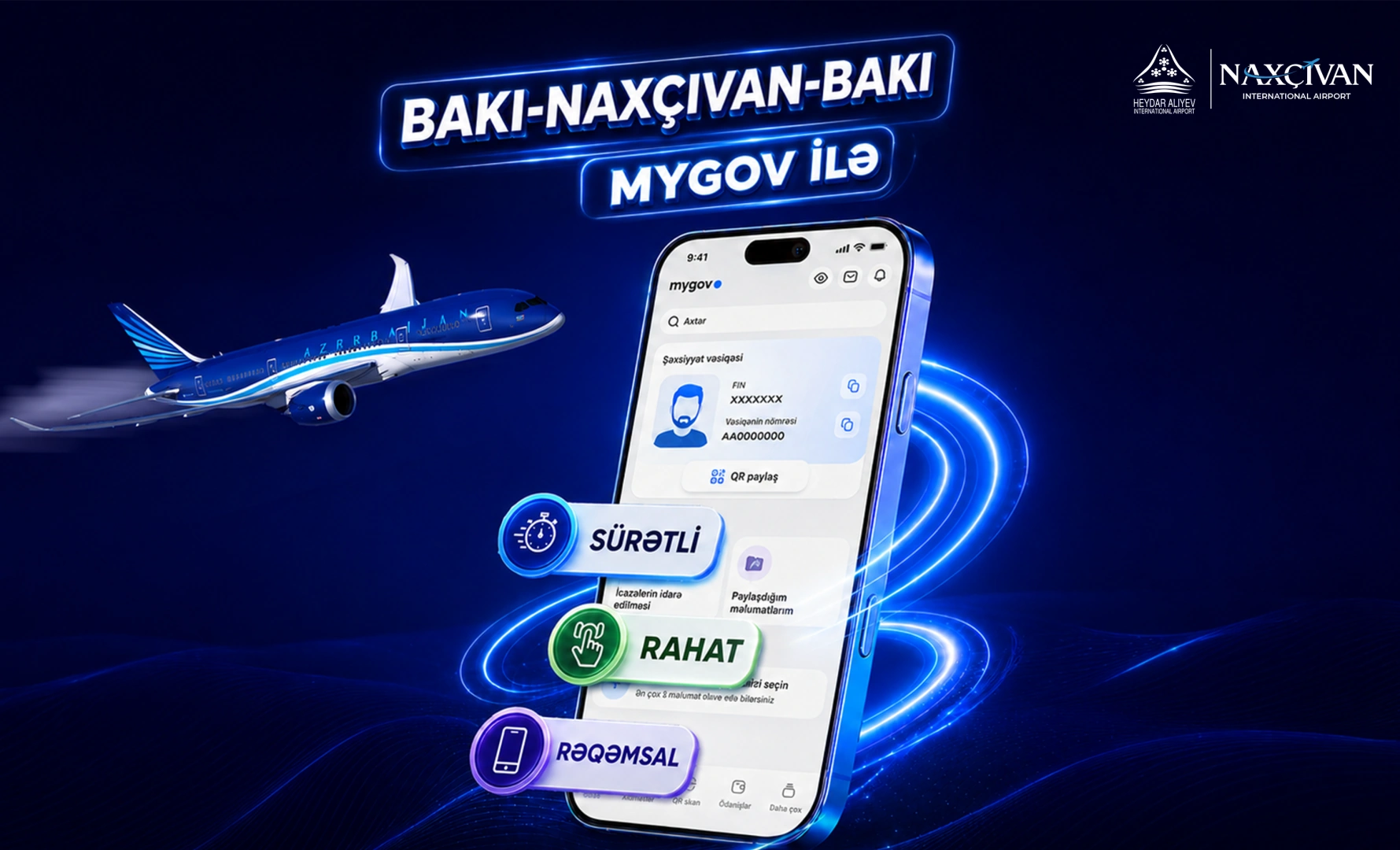 New digital check-in service introduced for passengers on Baku - Nakhchivan - Baku route