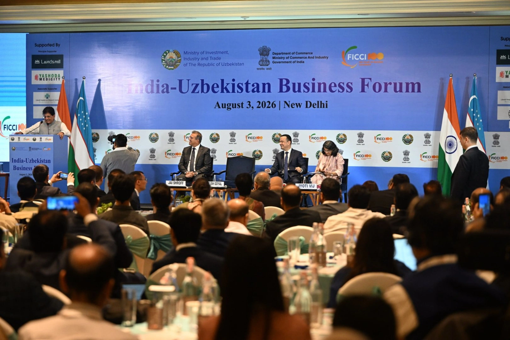 Uzbekistan, India target $2B trade at New Delhi business forum