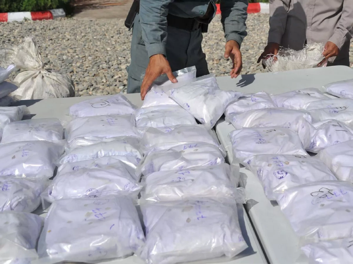 Major anti-narcotics operation in Afghanistan leads to dozens of arrests