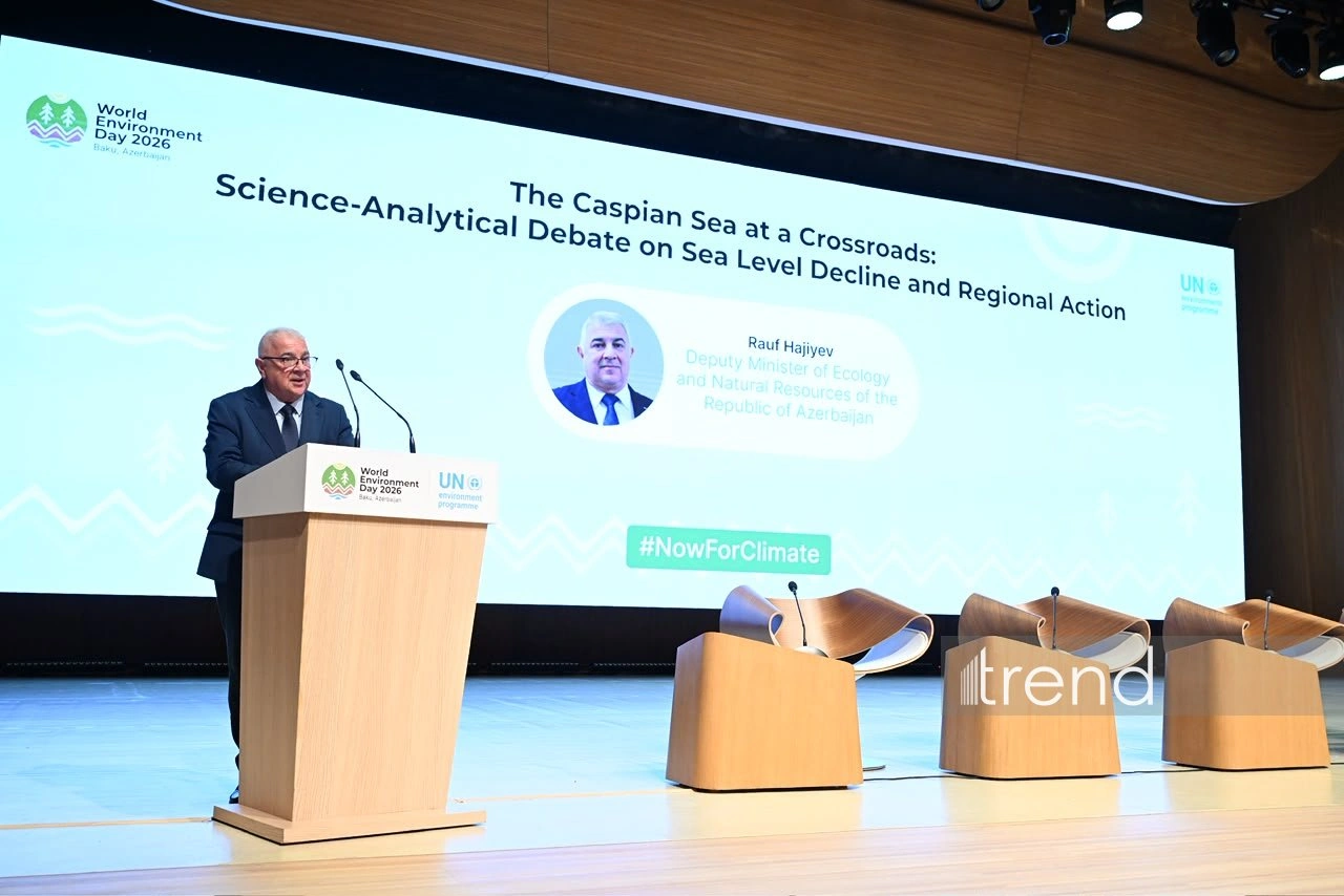Azerbaijan sounds alarm over Caspian Sea level decline (PHOTO)