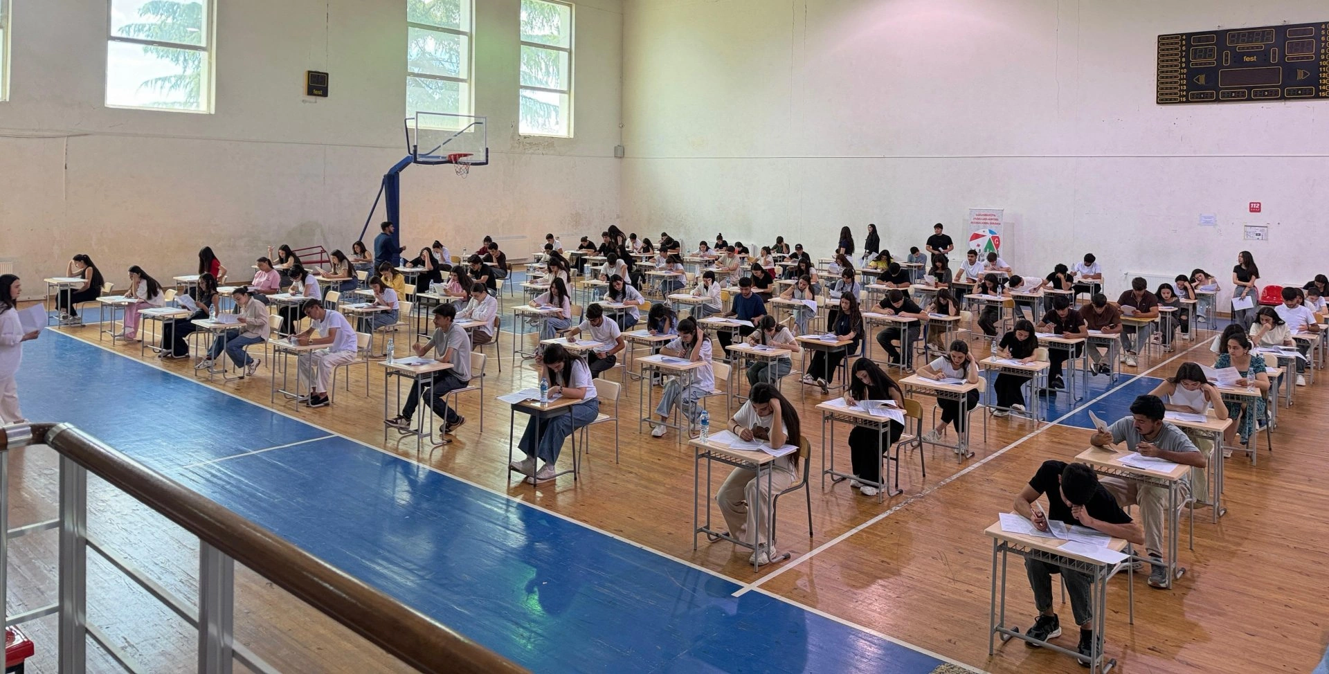 Azerbaijani house in Georgia hosts mock university entrance exam (PHOTO)