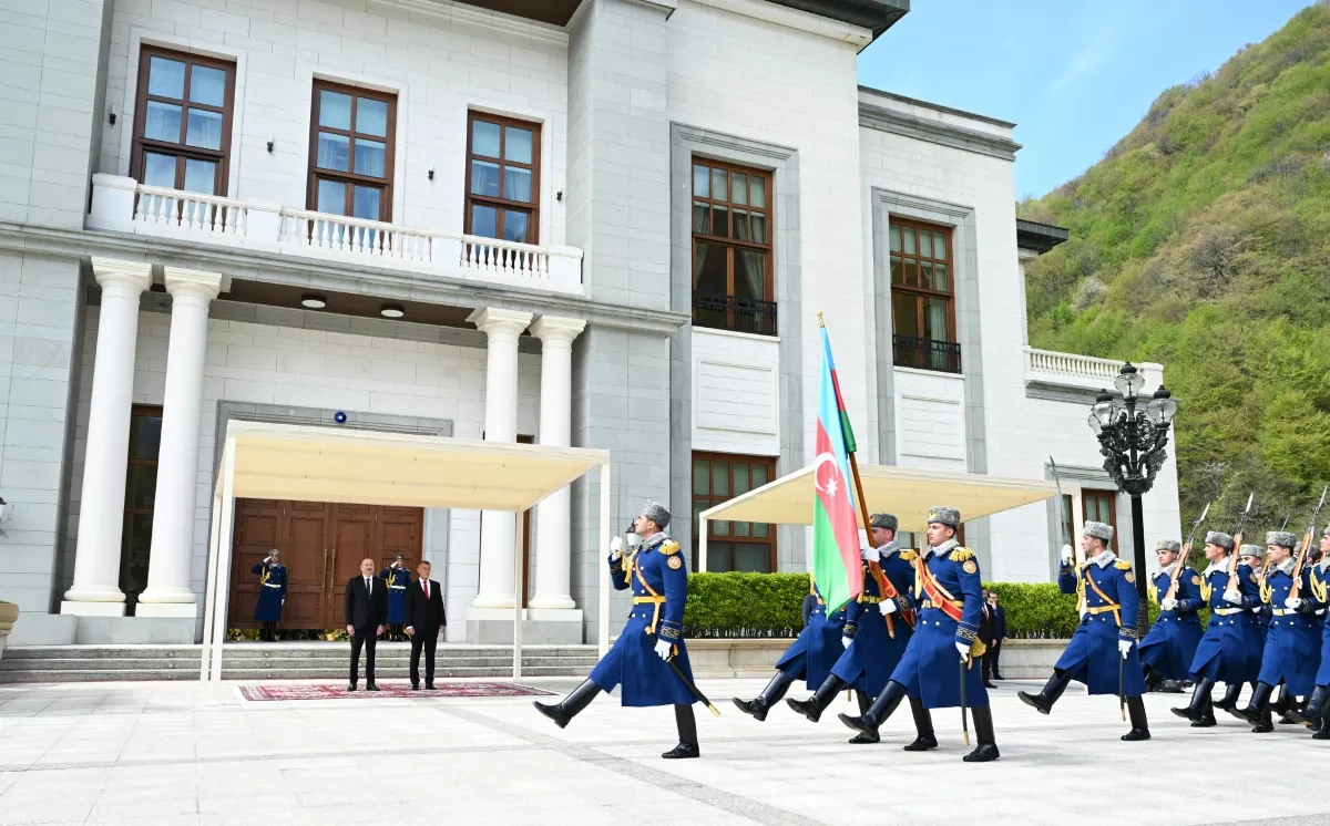Azerbaijan holds official welcoming ceremony for Czech prime minister in Gabala PHOTO