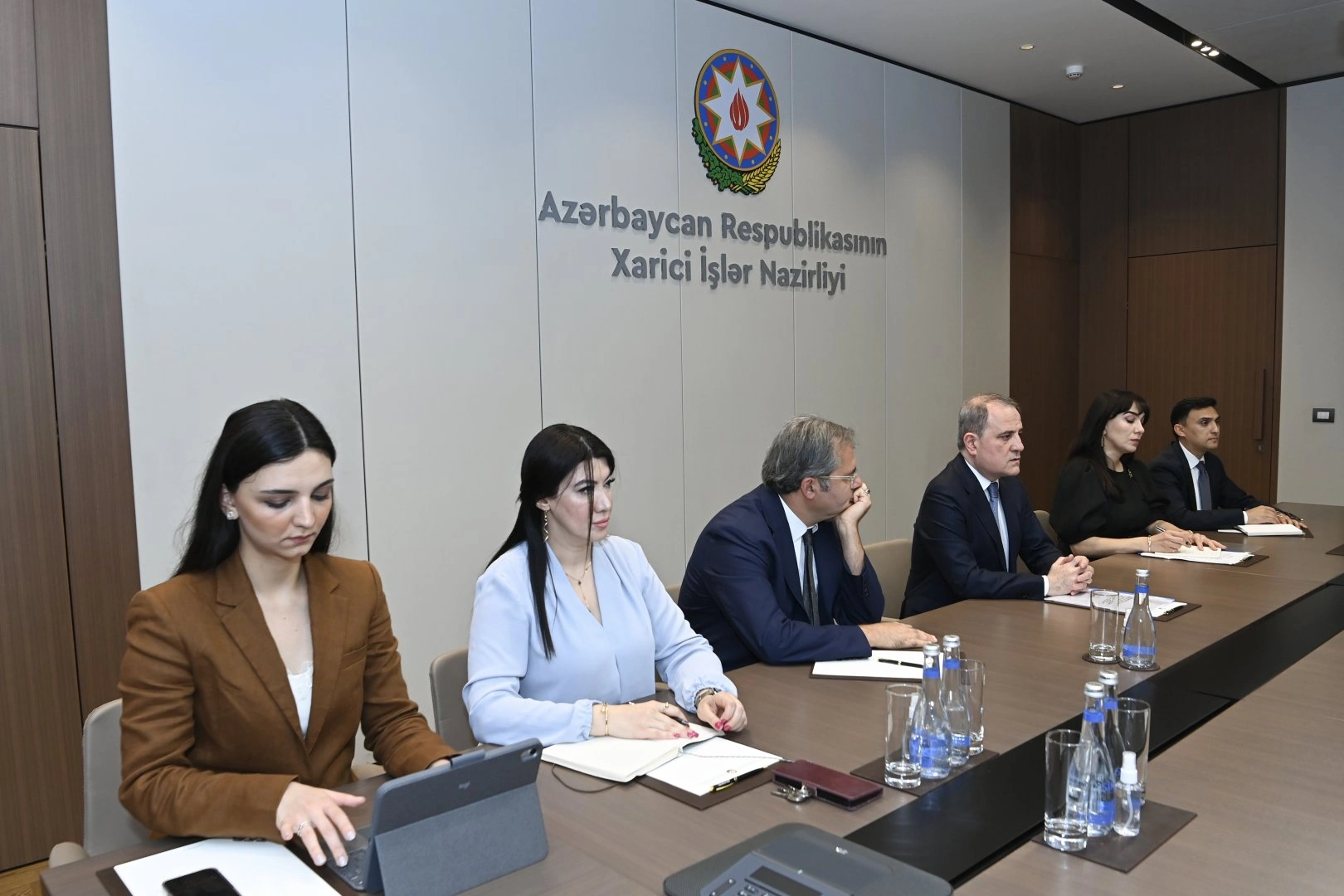 Azerbaijani foreign minister discusses cooperation prospects with head of DFC (PHOTO)