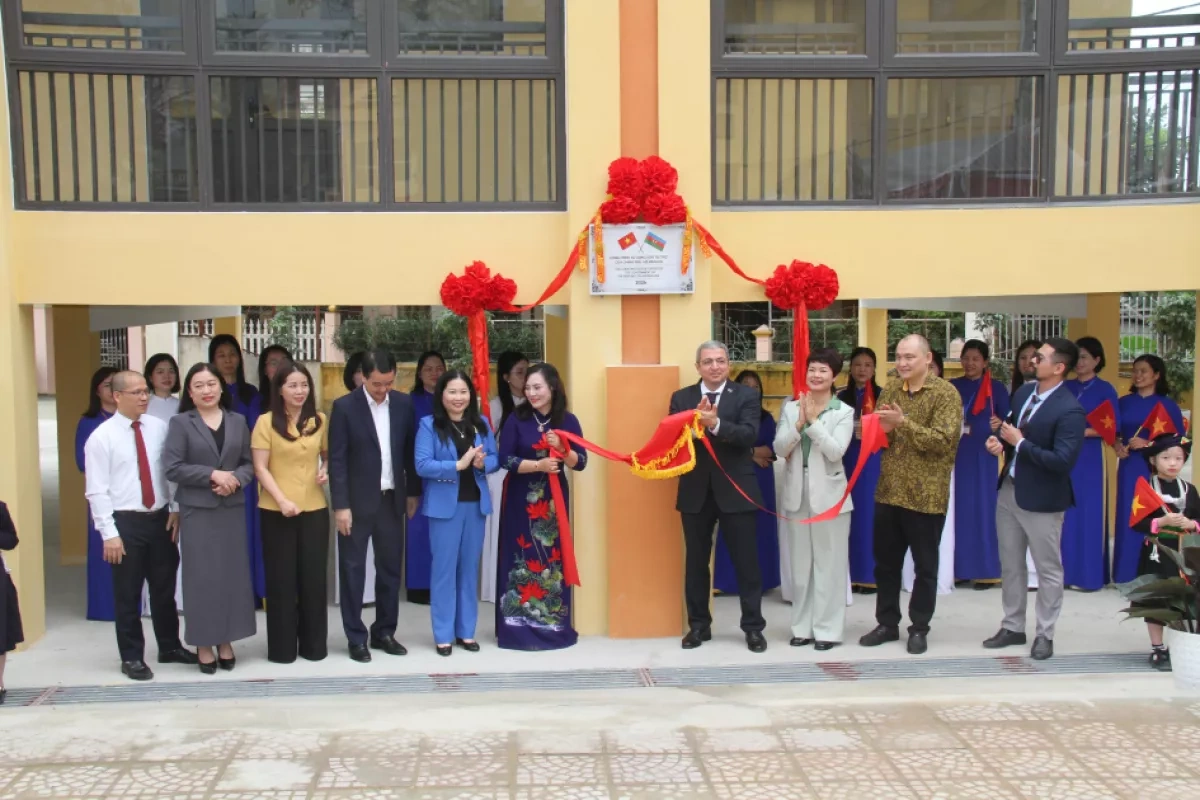 Azerbaijan-backed new school building opens in Vietnam