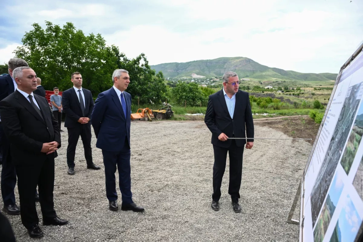 Azerbaijani officials inspect reconstruction, agro projects in Aghdara, Khojaly PHOTO