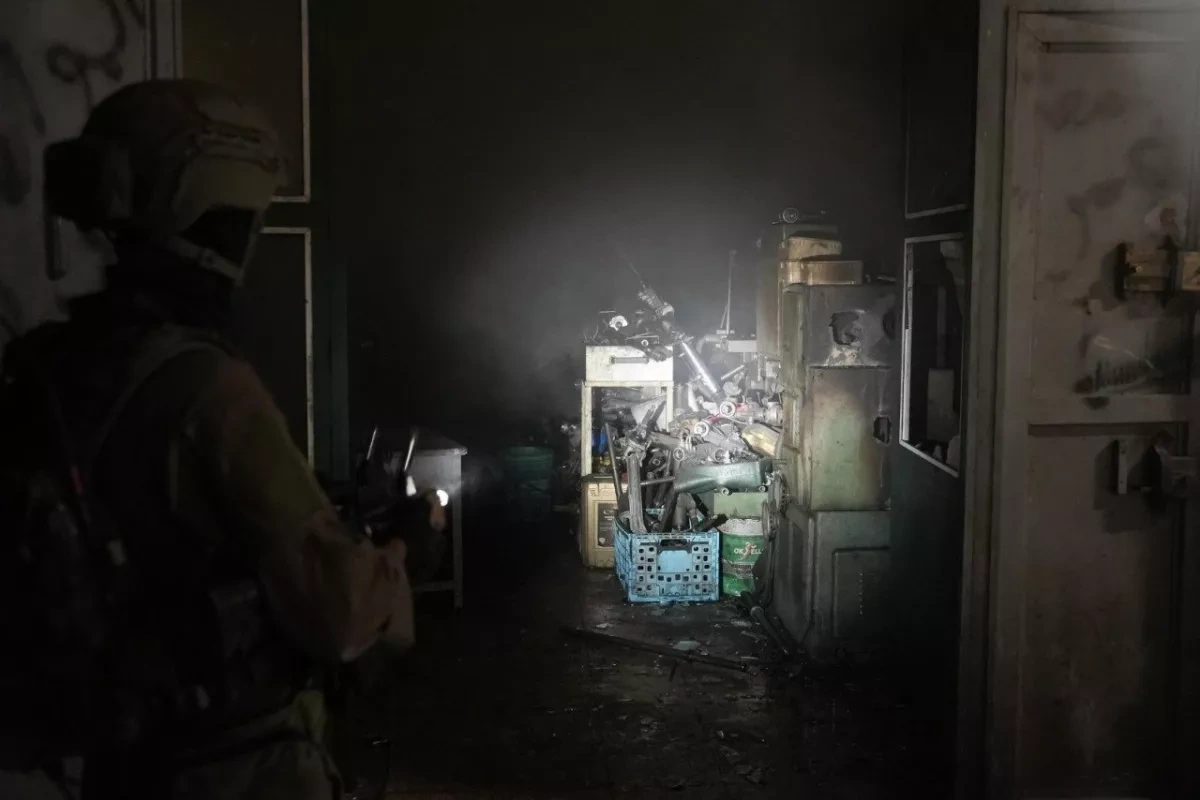 Israeli military says weapons manufacturing equipment dismantled near Nablus PHOTO/VIDEO