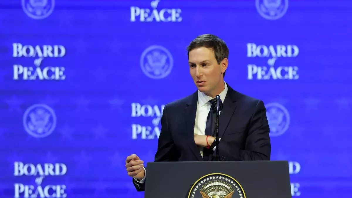 Trump's son-in-law presents plan for rebuilding Gaza PHOTO