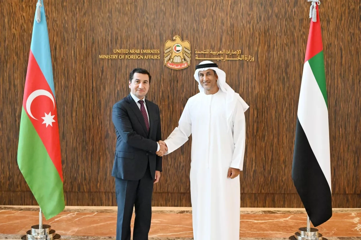 Azerbaijani top official holds separate talks with UAE officials on bilateral ties PHOTO