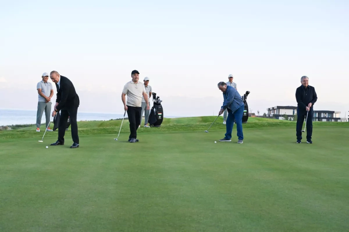 Azerbaijani president joins Central Asian leaders to open Issyk-Kul Golf Resort in Kyrgyzstan PHOTO
