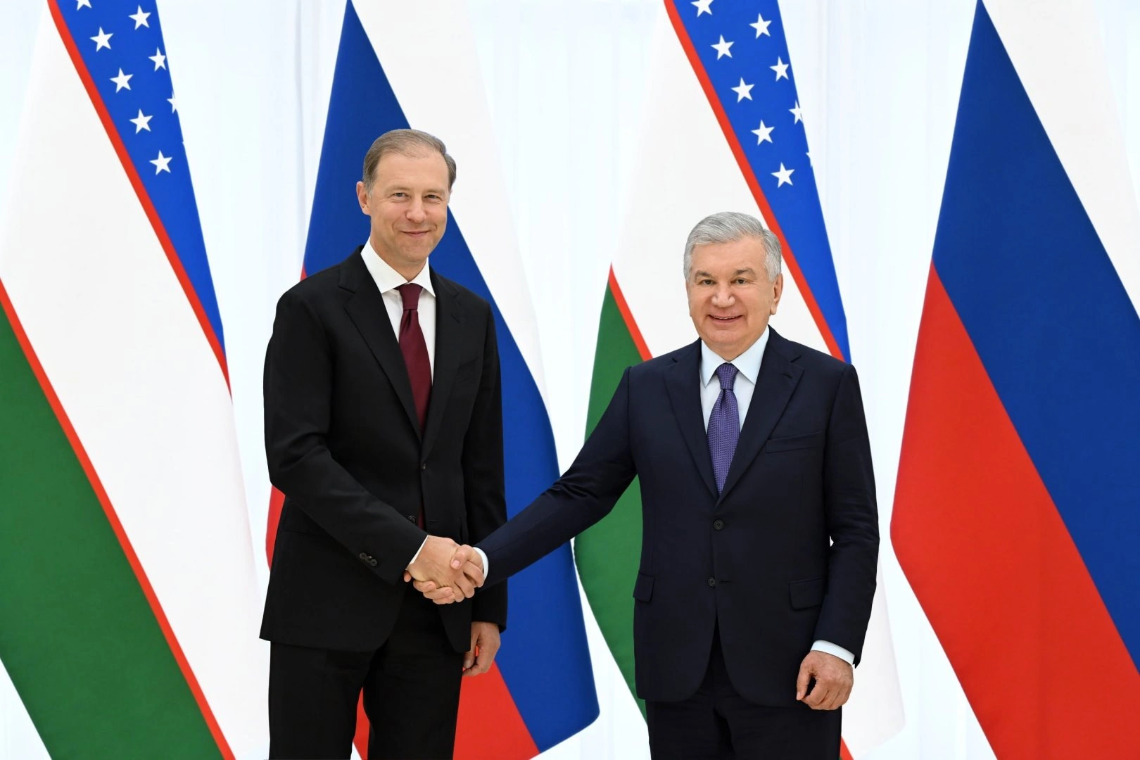 Shavkat Mirziyoyev, Russia's First Deputy PM review joint economic projects