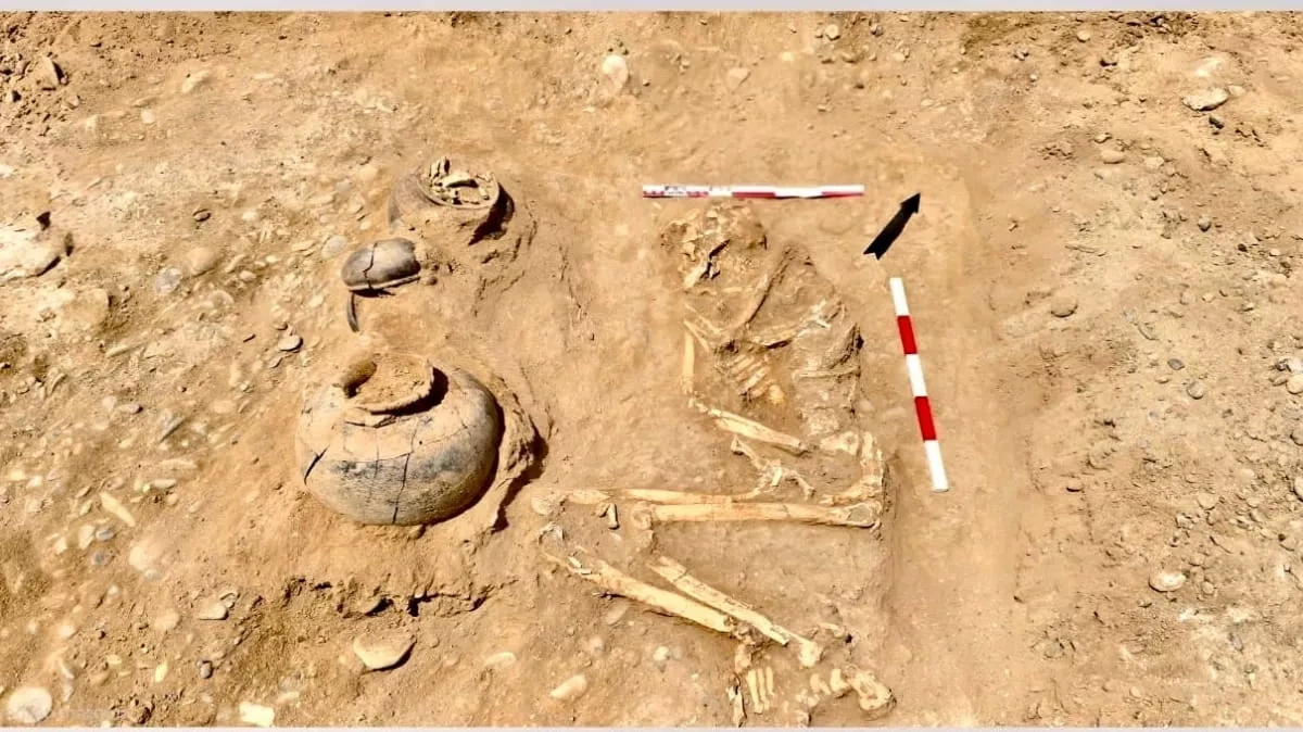 Ancient warrior burial unearthed in Azerbaijan after 3,600 years PHOTO