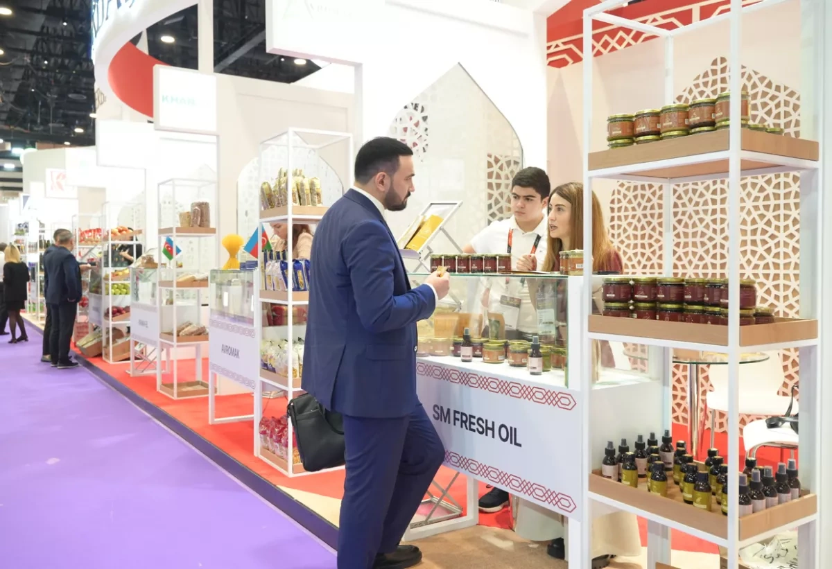 Azerbaijan exhibits its best food & beverages at int'l expo in Dubai PHOTO