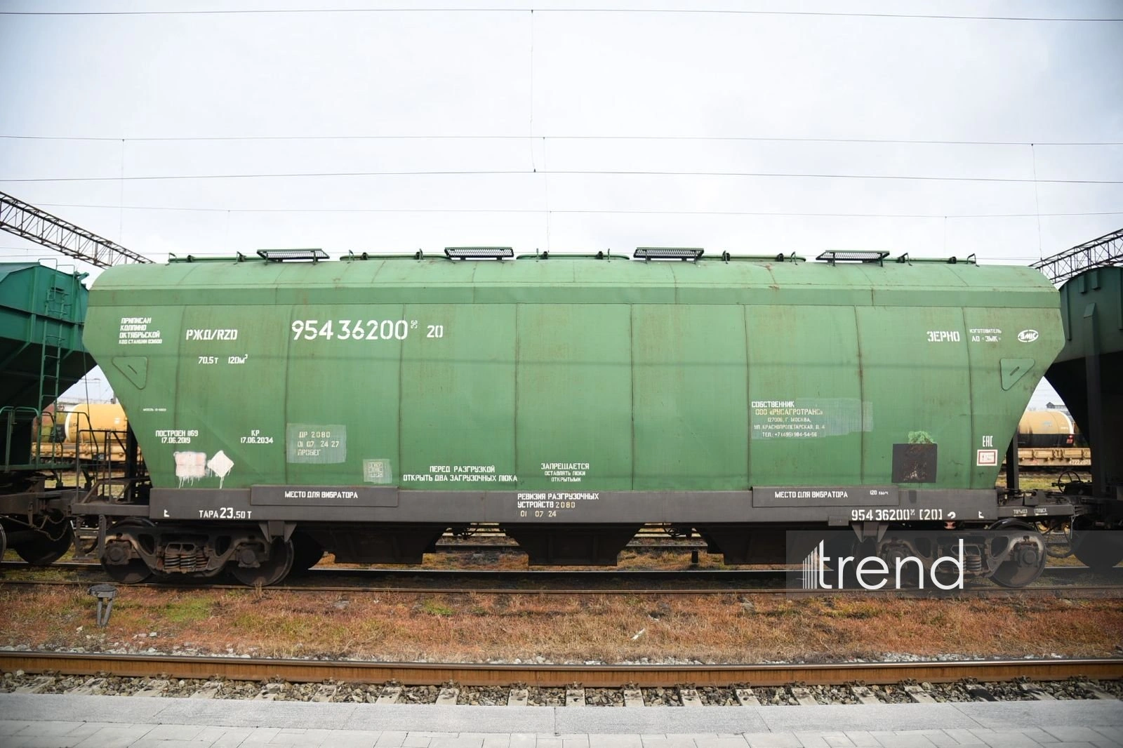 Azerbaijan dispatches Russian grain shipment to Armenia today (PHOTO/VIDEO)