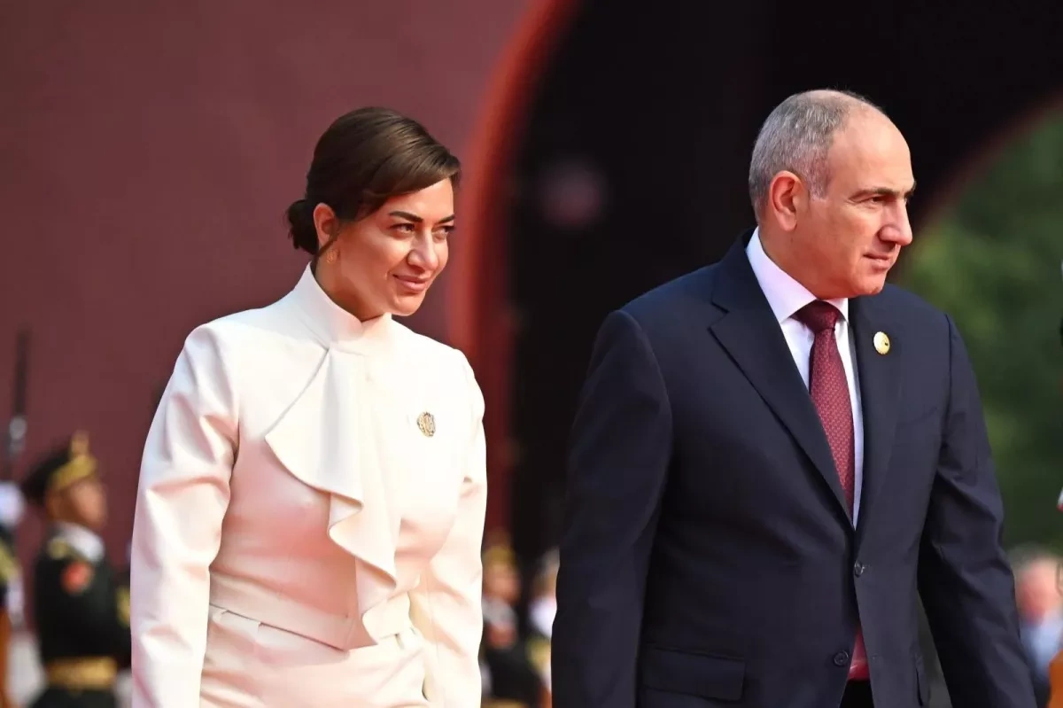 Hakobyan reappears as Armenia PM’s “spouse” in state order