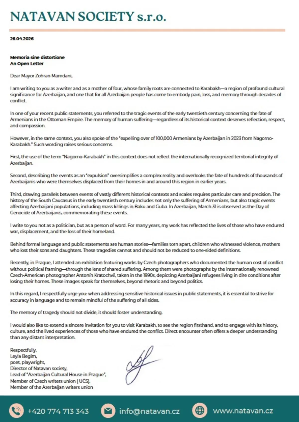 Azerbaijani diaspora criticises New York mayor over remarks on 1915 events PHOTO