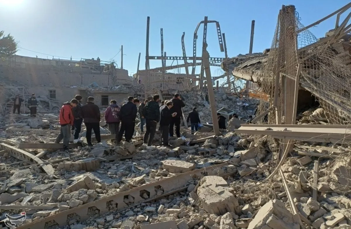 Rocket strikes hit residential areas in Iranian Kurdistan PHOTO