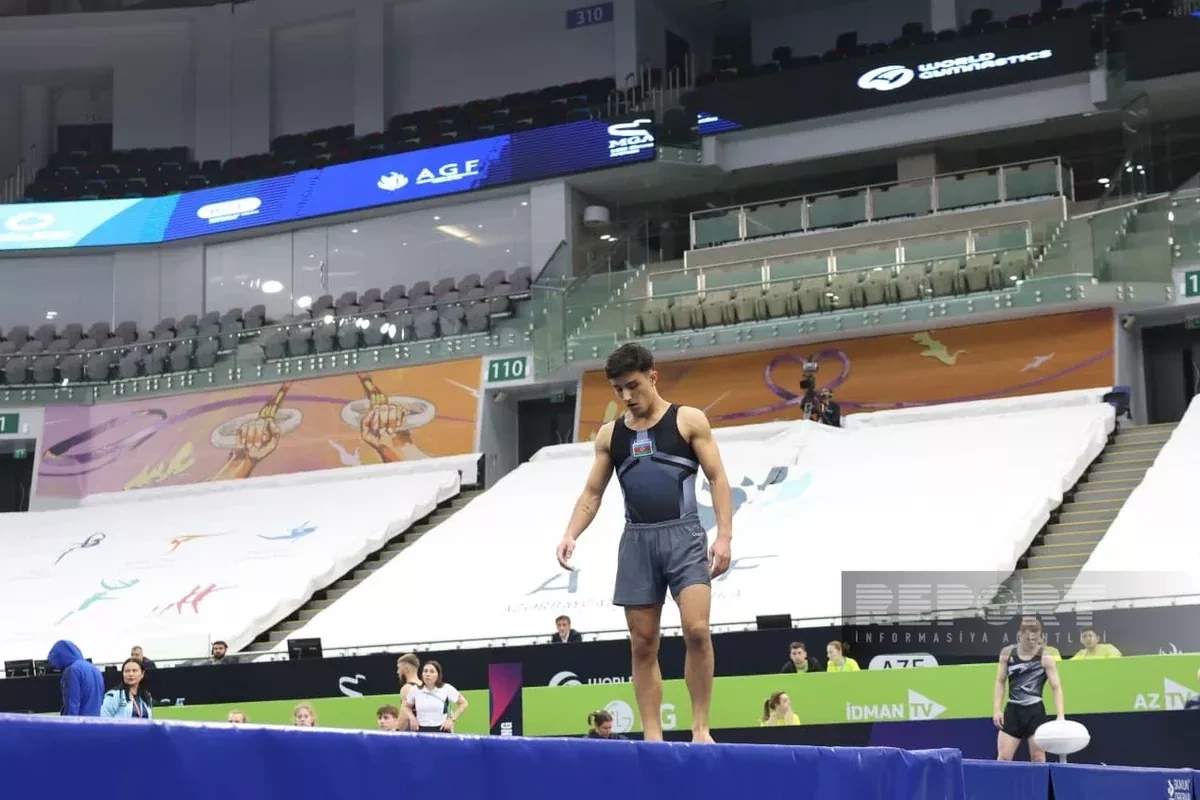 Azerbaijani gymnasts ascend onto podium at FIG World Cup AGF Trophy 2026 in Baku / PHOTO
