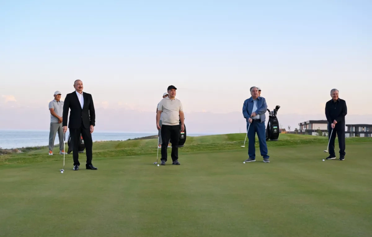 Azerbaijani president joins Central Asian leaders to open Issyk-Kul Golf Resort in Kyrgyzstan PHOTO