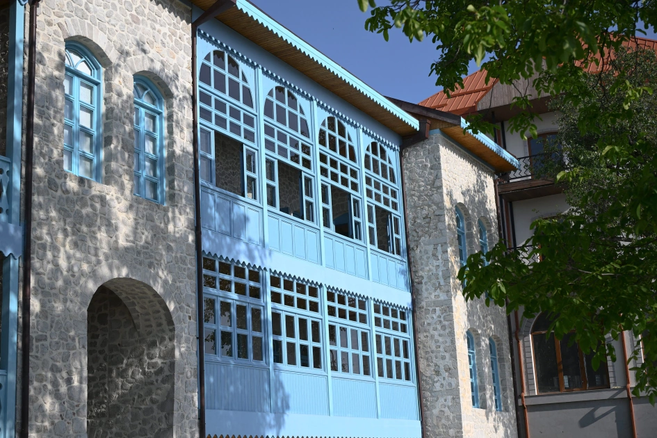 President Ilham Aliyev attends opening ceremony of Sadigjan House in Shusha after restoration (PHOTO)