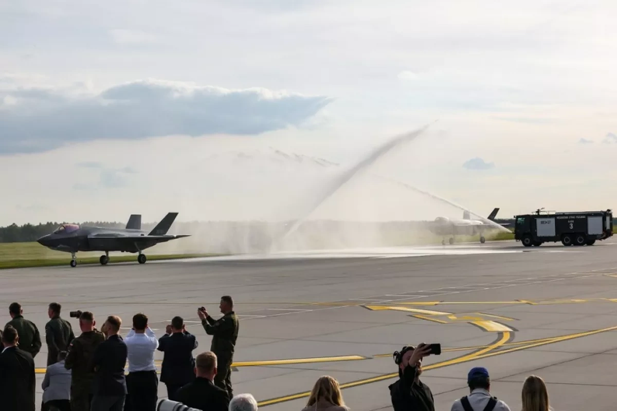 Poland receives first F-35 fighter jets as part of major air force modernisation PHOTO