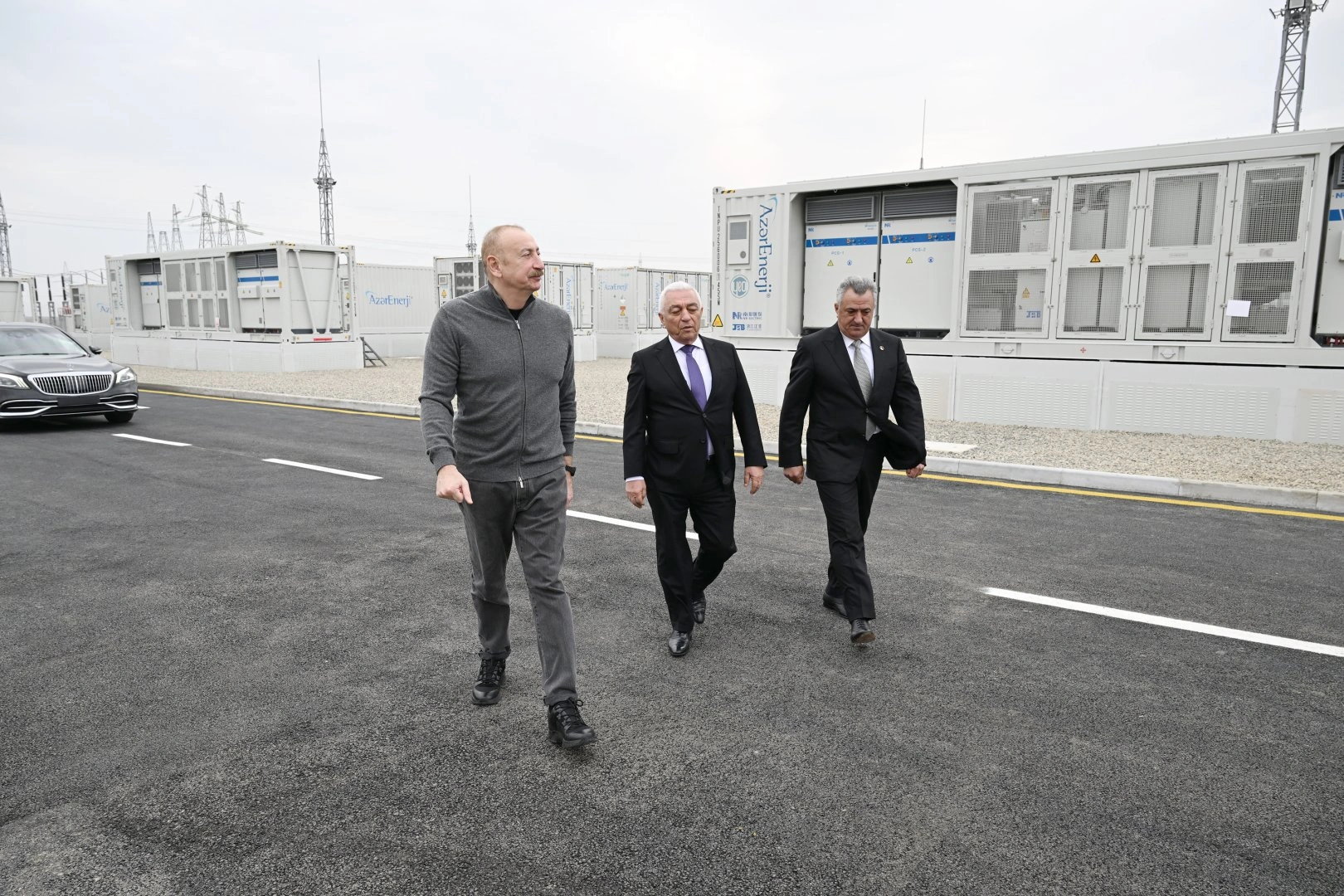 President Ilham Aliyev attends opening of Absheron Battery Energy Storage Center (PHOTO)