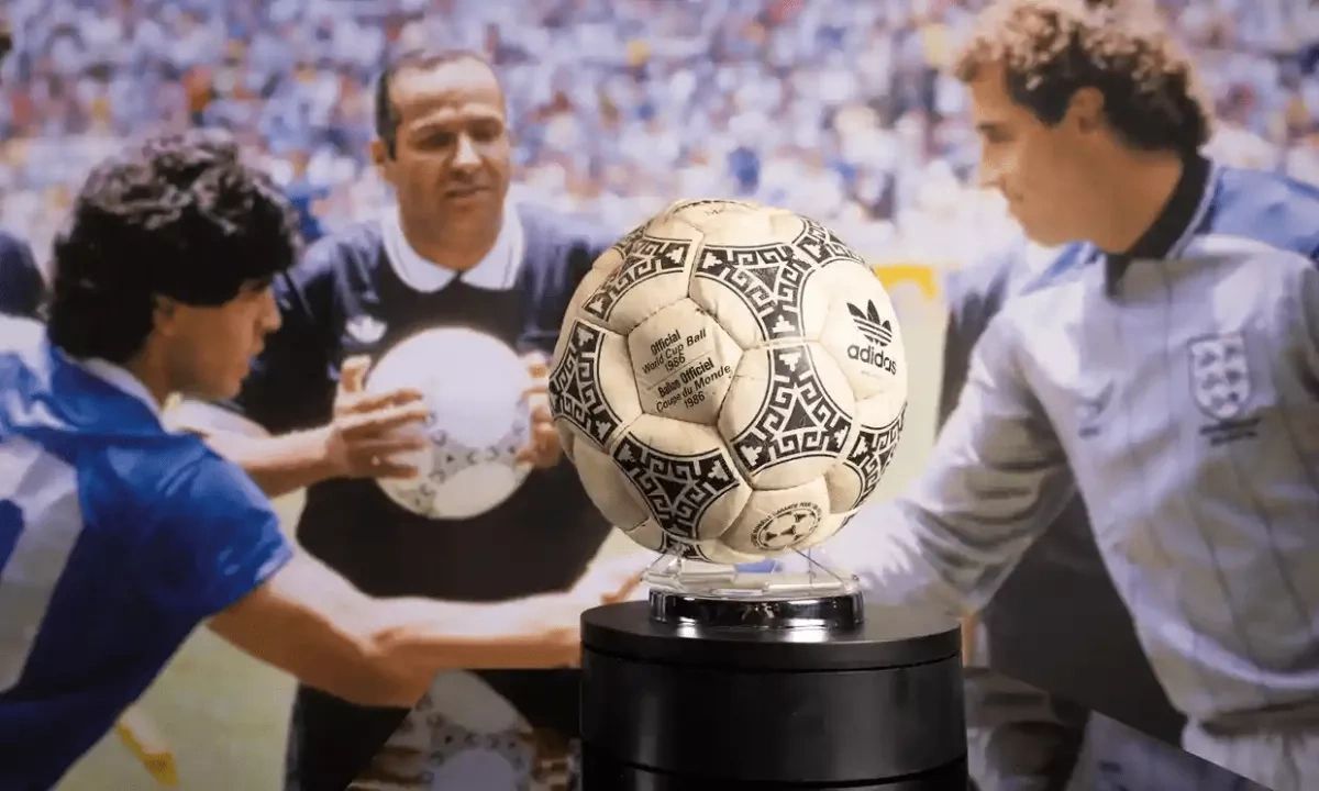 Maradona’s “Hand of God” ball sells for $3.3 million
