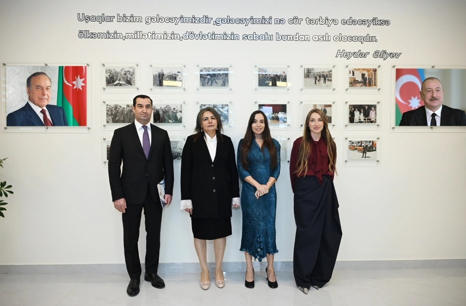 Leyla Aliyeva and Alena Aliyeva attend Khinisli nursery-kindergarten in Shamakhi city (PHOTO)