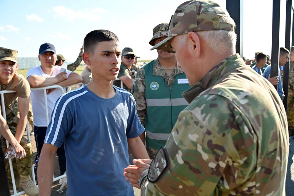 Azerbaijani cadets participate in "Aybyn-2026" Military-Patriotic Youth Gathering in Kazakhstan (PHOTO)