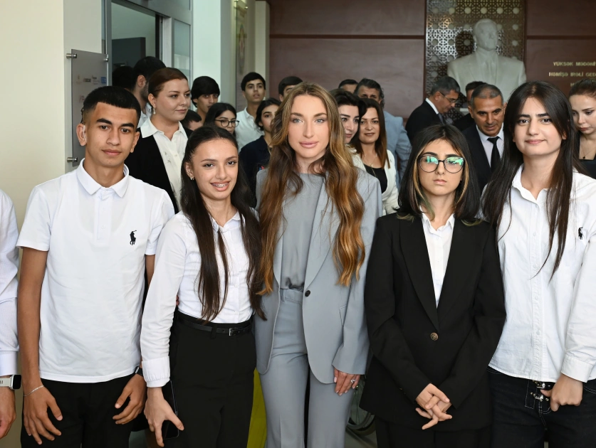Alena Aliyeva attends opening of inclusive training center in Baku (PHOTO)