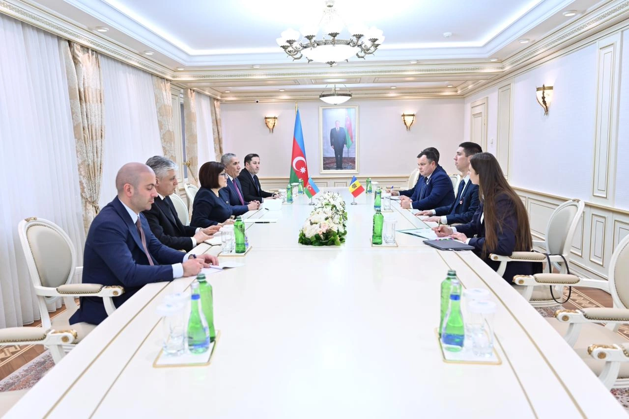 Azerbaijani parliament's speaker slams Iran's drone attacks in meeting with Moldovan FM (PHOTO)