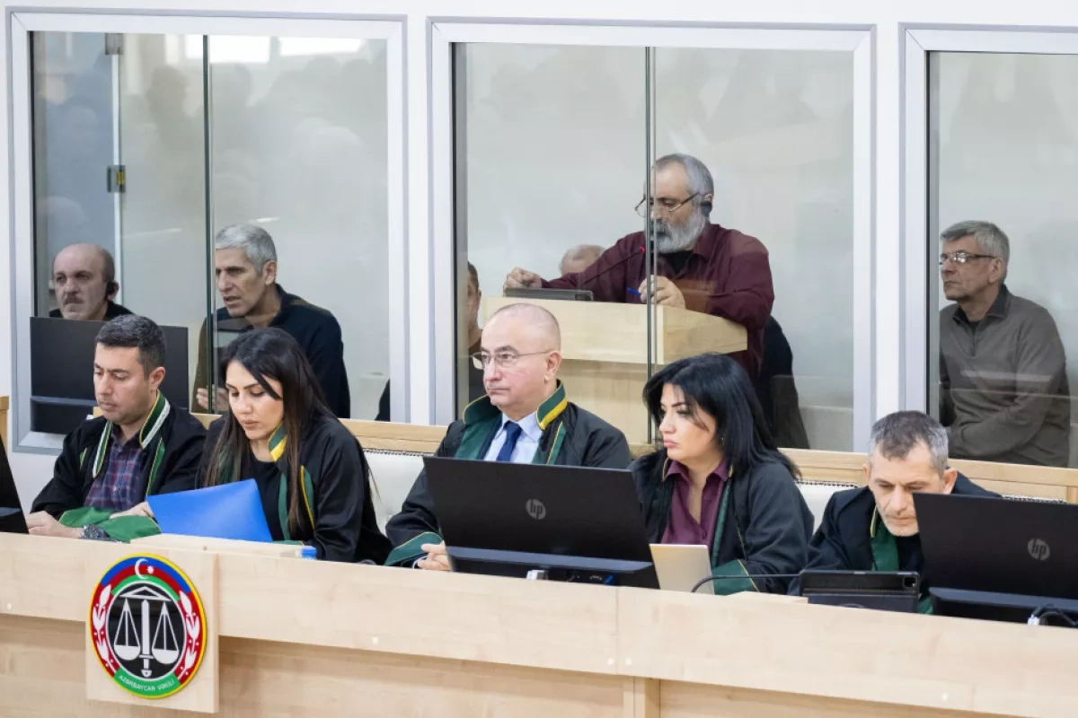 Mnatsakanyan rejects prosecution claims as final statements continue in Baku court PHOTO