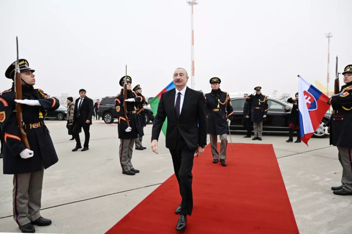 President Ilham Aliyev concludes official visit to Slovakia PHOTO