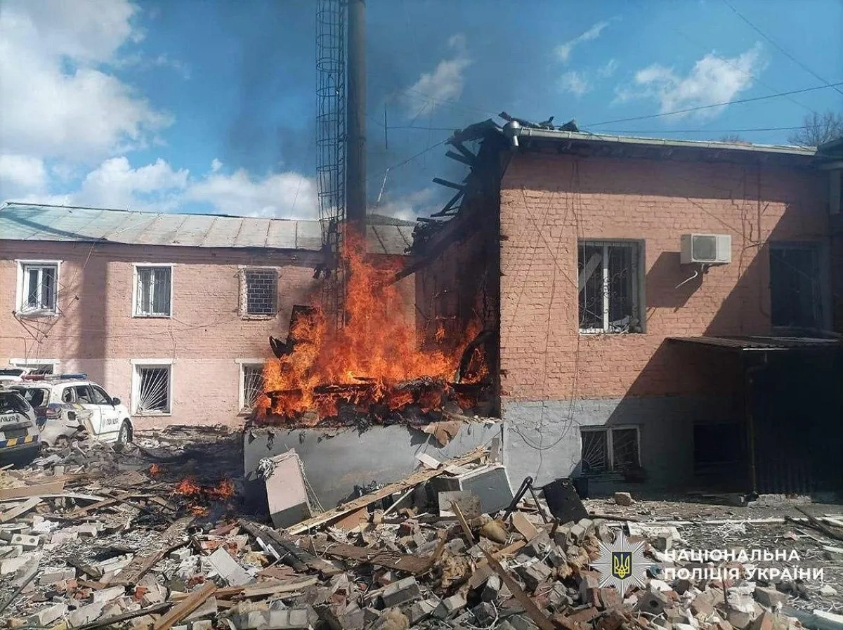 Russian drones attack police department in Ukraine’s Chernihiv region PHOTO / VIDEO