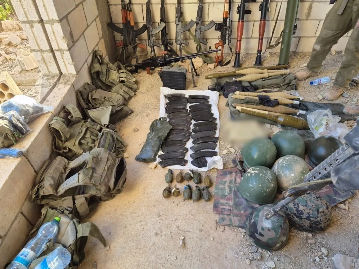 IDF says it uncovers Hezbollah weapons caches in southern Lebanon PHOTO