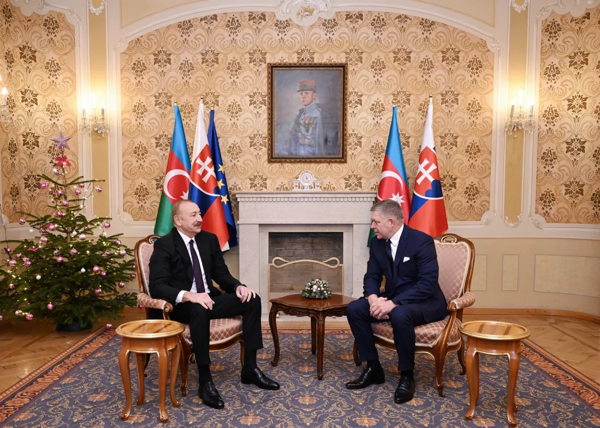 Bratislava hosts one-on-one meeting between Azerbaijani presidenti, Slovak PM PHOTO