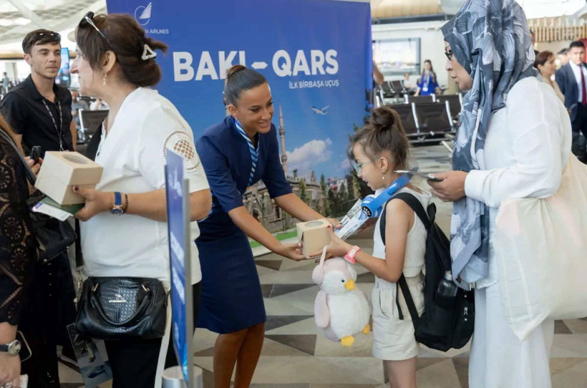 Azerbaijan Airlines launches first scheduled Baku–Kars service PHOTO
