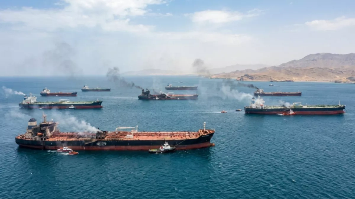 Commercial shipping through Strait of Hormuz slows after tanker attacks