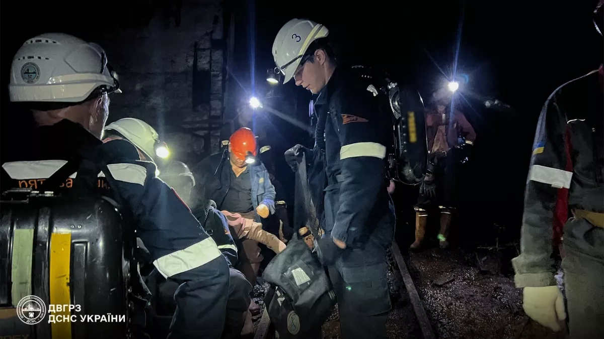 Russia’s UAV attack on Kryvyi Rih traps miners underground Photo